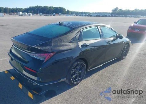 2025 Hyundai Elantra N Line z USA, uszkodzony, nr VIN KMHLR4DF8SU936559